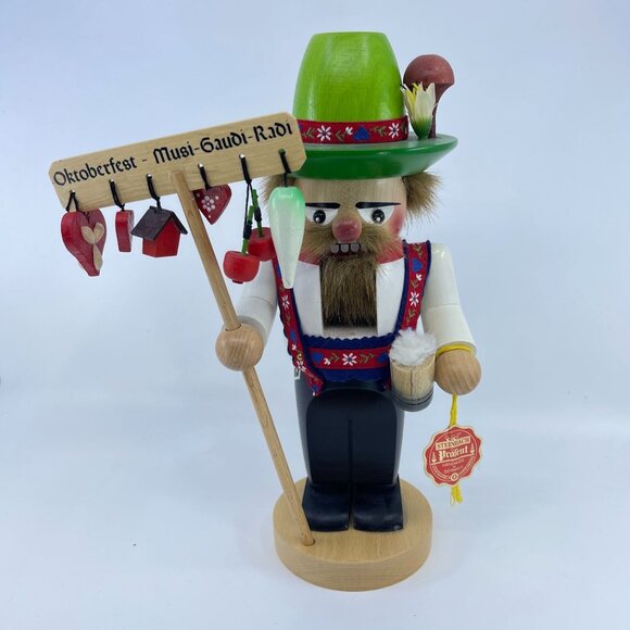 vintage steinbach nutcracker "chubby octoberfester" made in germany - Picture 1 of 8
